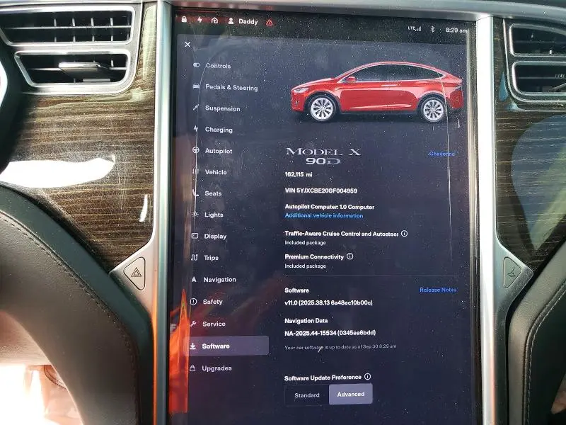 2016 TESLA MODEL X   