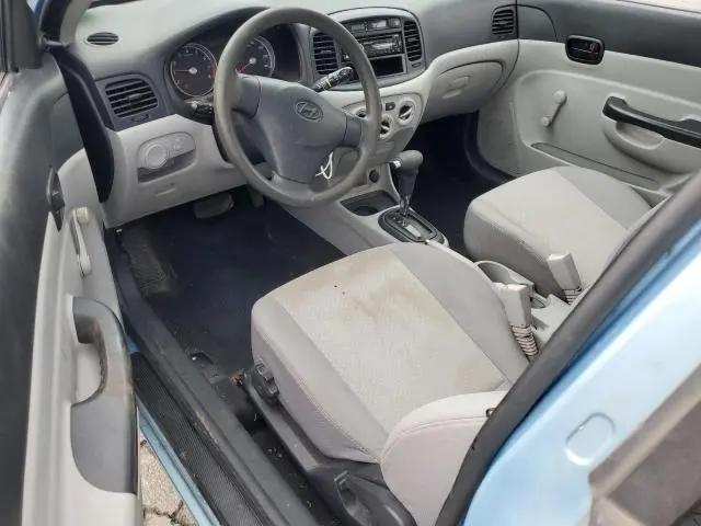 2010 HYUNDAI ACCENT BLUE  