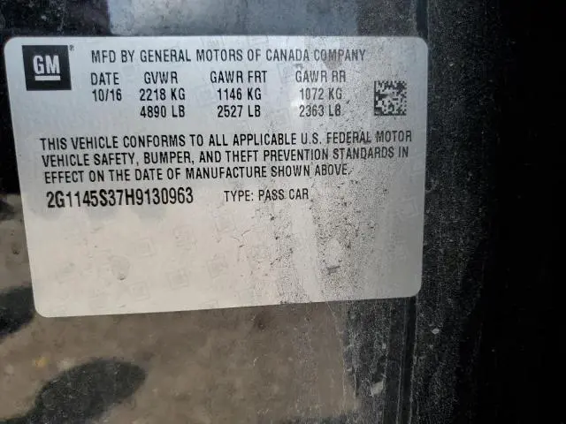 2017 CHEVROLET IMPALA PREMIER  