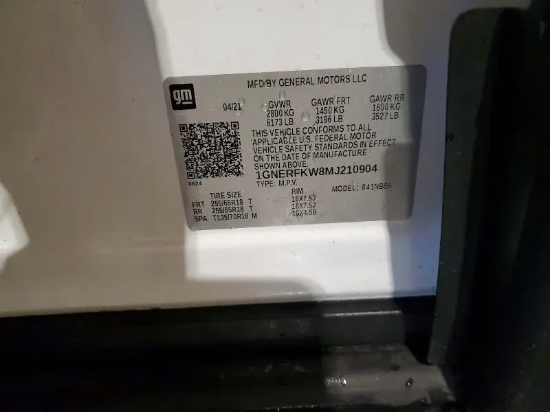 2021 CHEVROLET TRAVERSE LS  