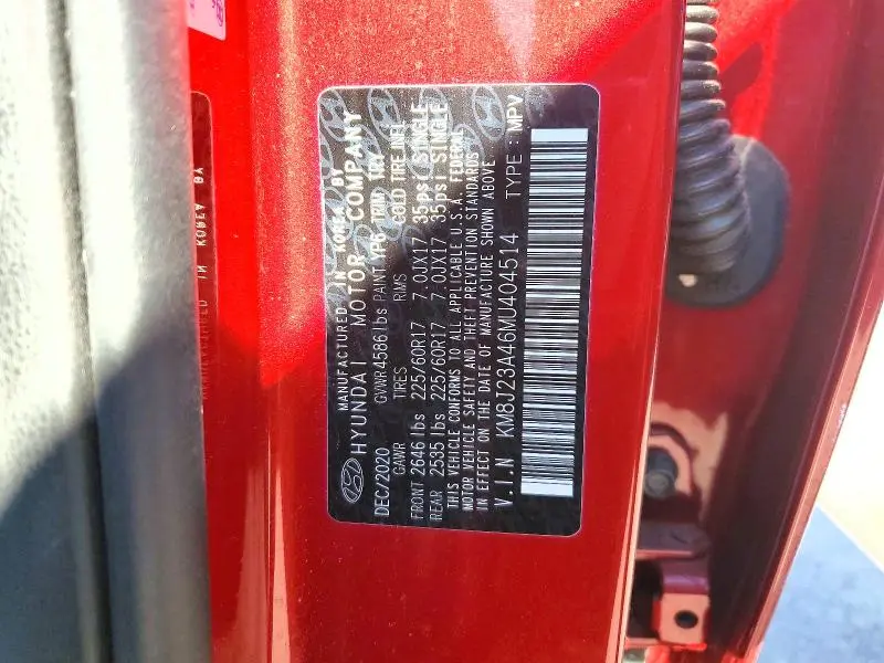 2021 HYUNDAI TUCSON SE  