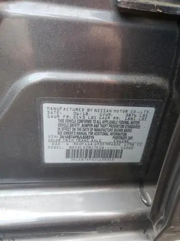 2018 NISSAN SENTRA S  