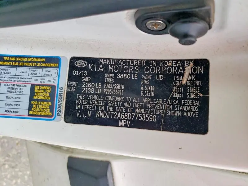 2013 KIA SOUL   