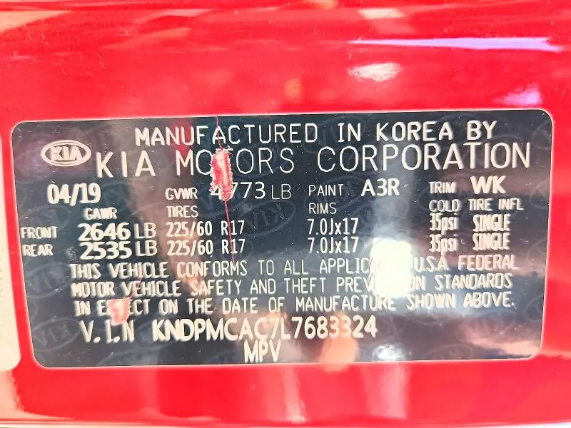 2020 KIA SPORTAGE LX  