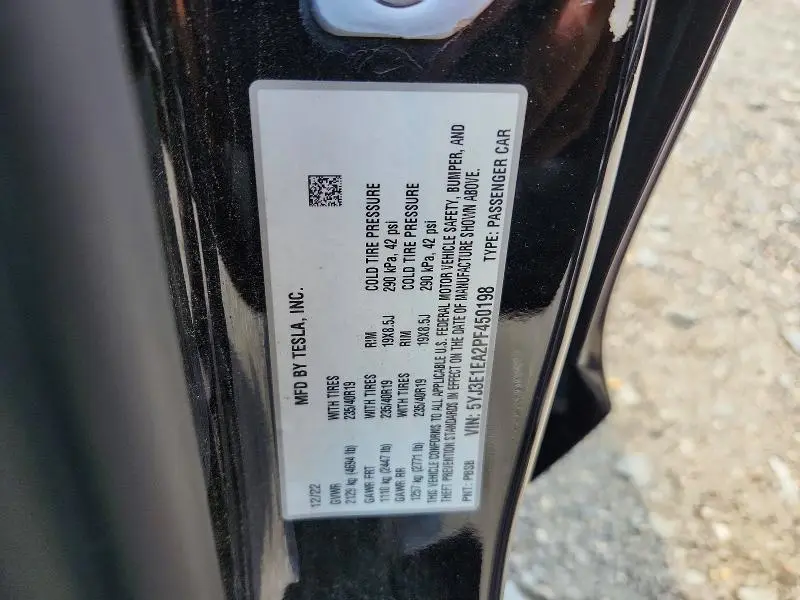 2023 TESLA MODEL 3   