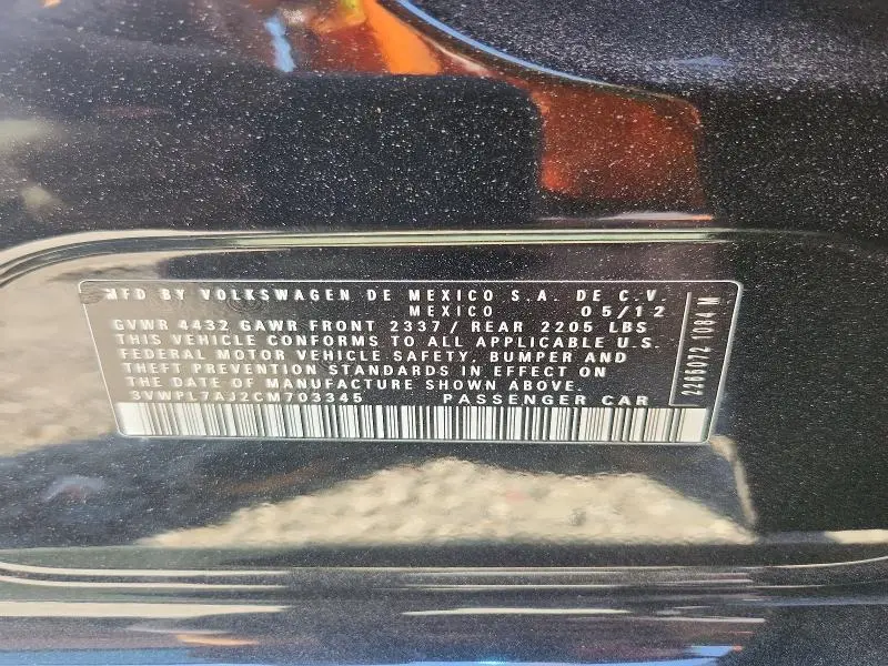 2012 VOLKSWAGEN JETTA TDI  