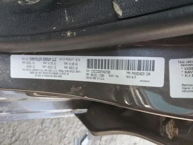 2015 CHRYSLER 200 S  