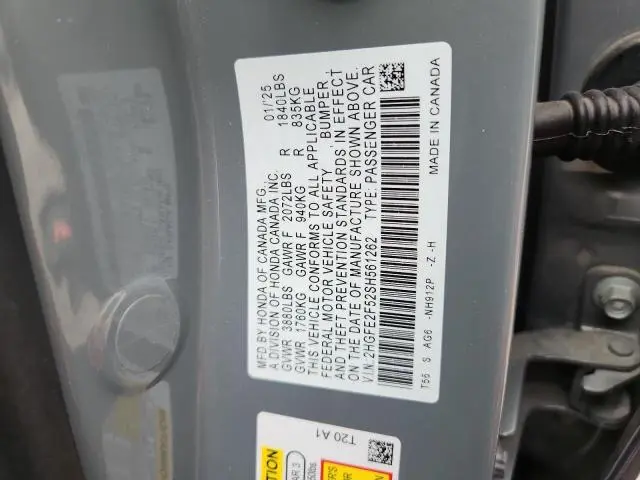 2025 HONDA CIVIC SPORT  