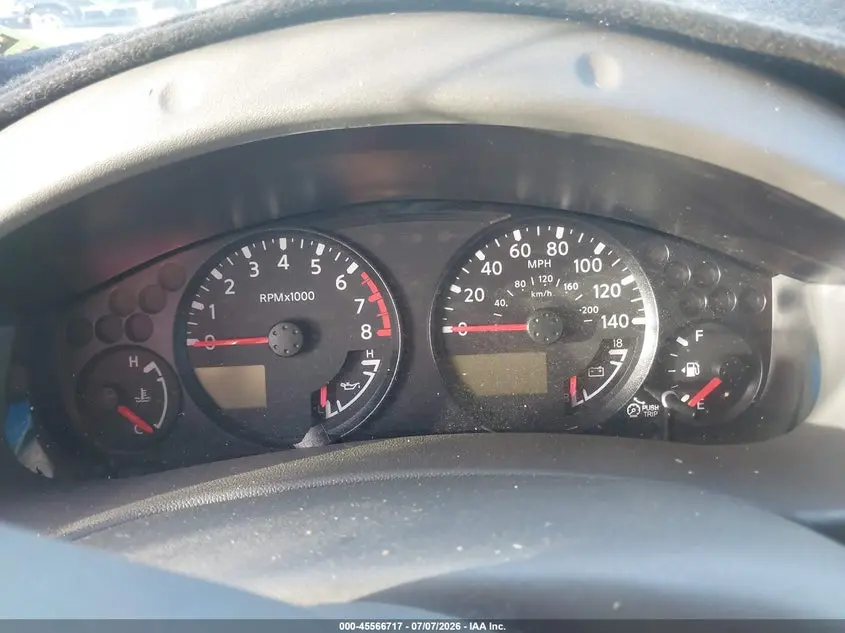 2012 NISSAN FRONTIER SV