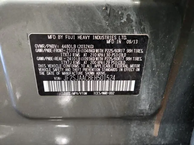 2014 SUBARU FORESTER 2.5I  