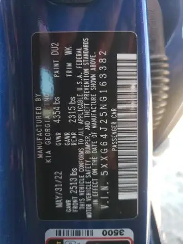 2022 KIA K5 GT LINE  