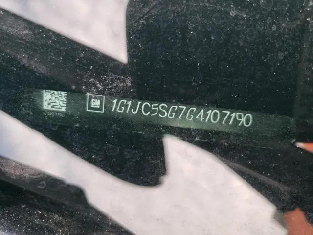 2016 CHEVROLET SONIC LT  