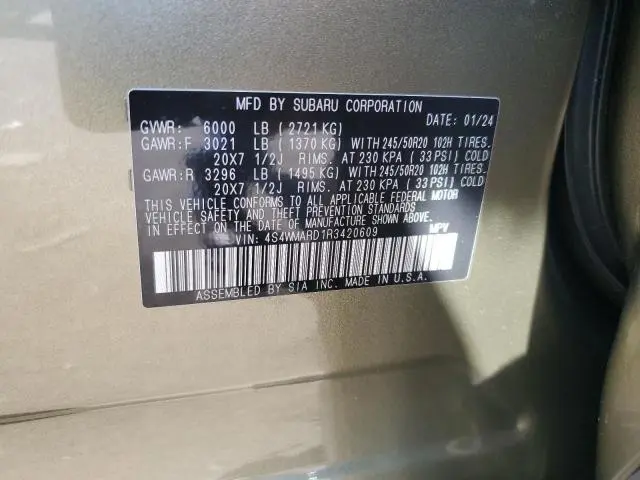 2024 SUBARU ASCENT LIMITED  