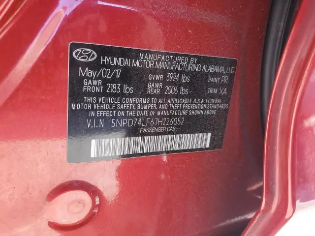 2018 HYUNDAI ELANTRA SE  