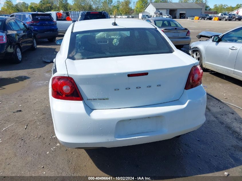 2012 DODGE AVENGER SXT