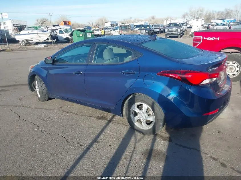 2015 HYUNDAI ELANTRA SE