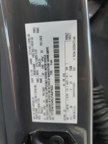 2020 FORD F150 SUPERCREW  