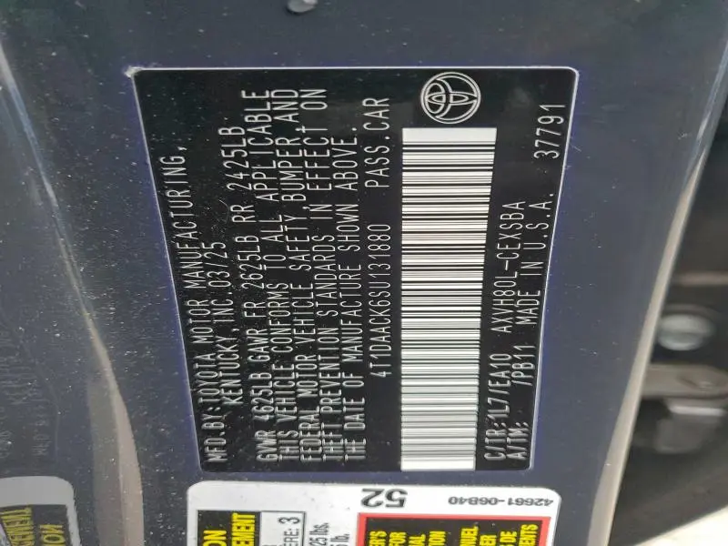 2025 TOYOTA CAMRY XSE  