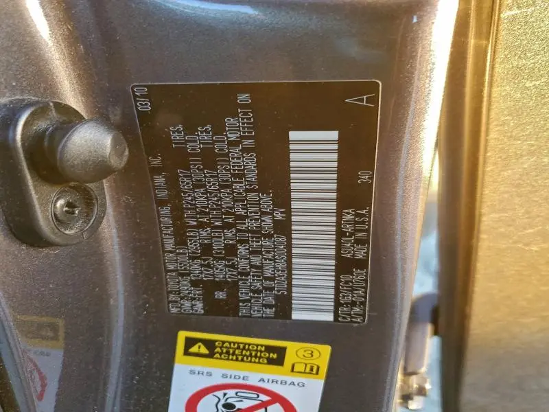 2010 TOYOTA HIGHLANDER   