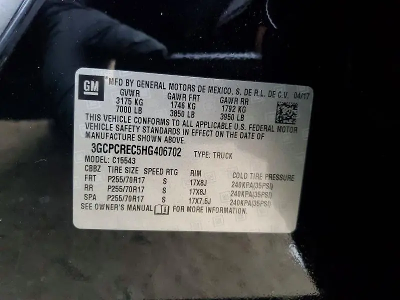 2017 CHEVROLET SILVERADO C1500 LT  