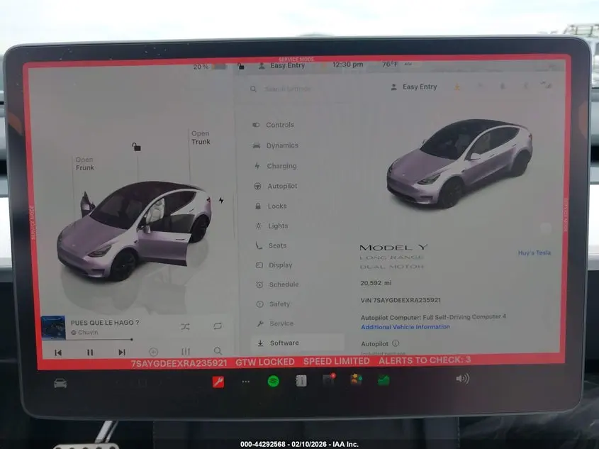 2024 TESLA MODEL Y LONG RANGE DUAL MOTOR ALL-WHEEL DRIVE