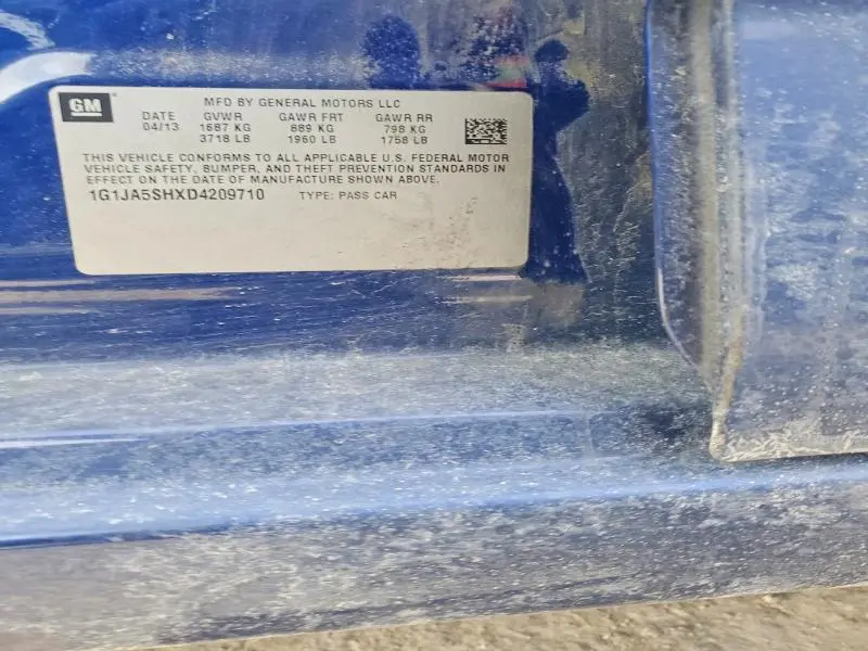 2013 CHEVROLET SONIC LS  