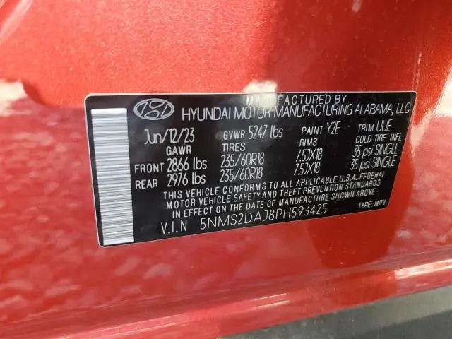 2023 HYUNDAI SANTA FE SEL  