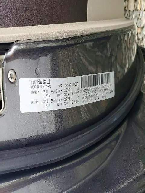 2017 CHRYSLER PACIFICA TOURING L  