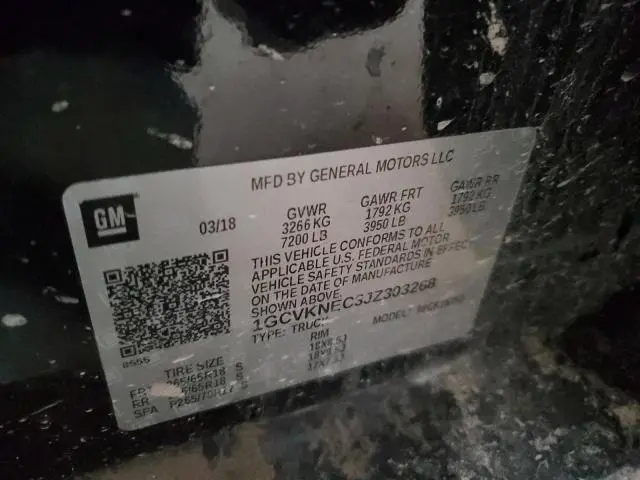 2018 CHEVROLET SILVERADO K1500  