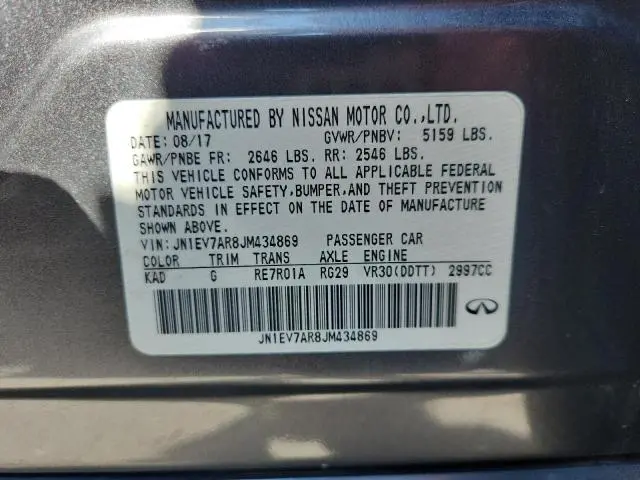 2018 INFINITI Q50 LUXE  