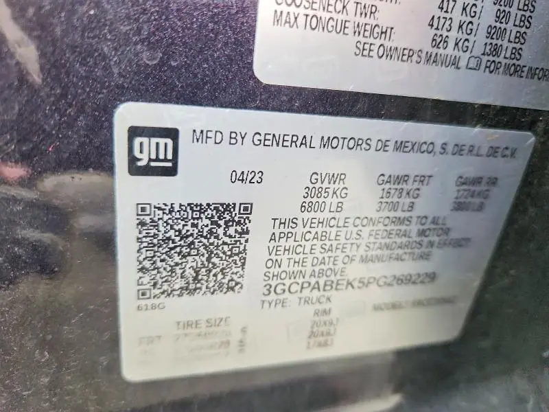 2023 CHEVROLET SILVERADO C1500 CUSTOM  