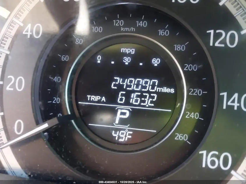 2015 HONDA ACCORD LX