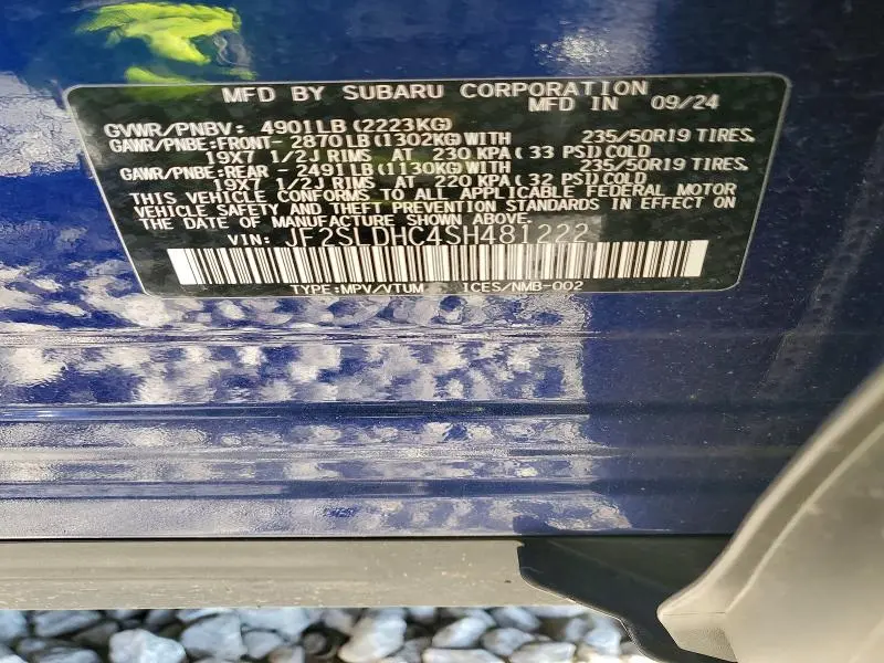 2025 SUBARU FORESTER SPORT  