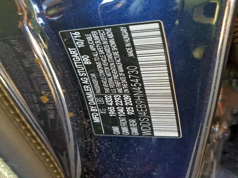 2017 MERCEDES-BENZ CLA 250  