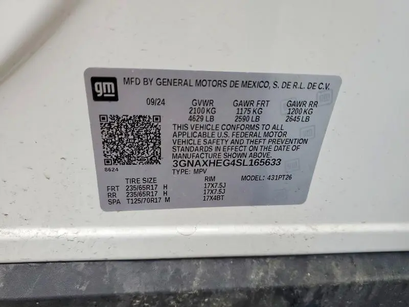 2025 CHEVROLET EQUINOX LT  
