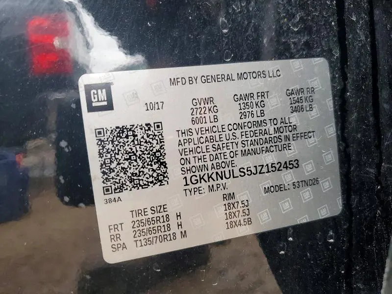 2018 GMC ACADIA   