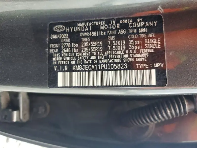 2023 HYUNDAI TUCSON LIMITED  