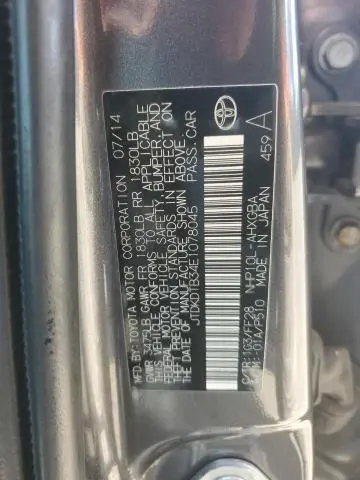 2014 TOYOTA PRIUS C 