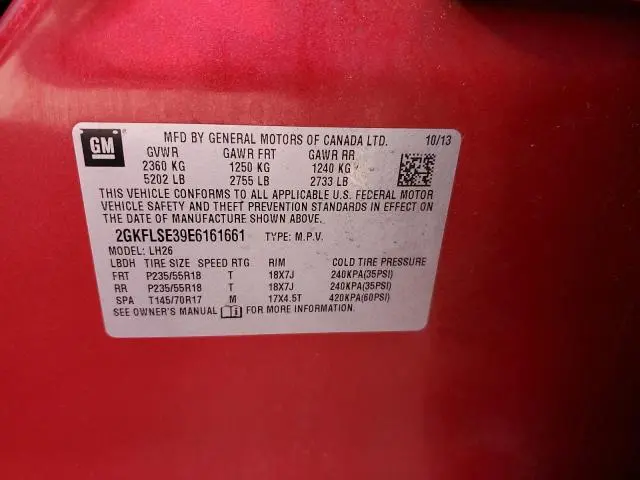 2014 GMC TERRAIN SLT  