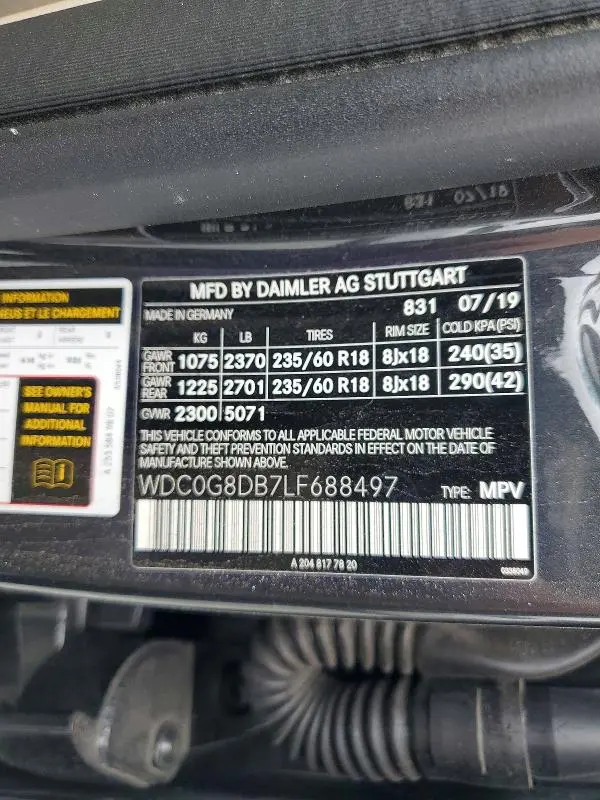 2020 MERCEDES-BENZ GLC 300  