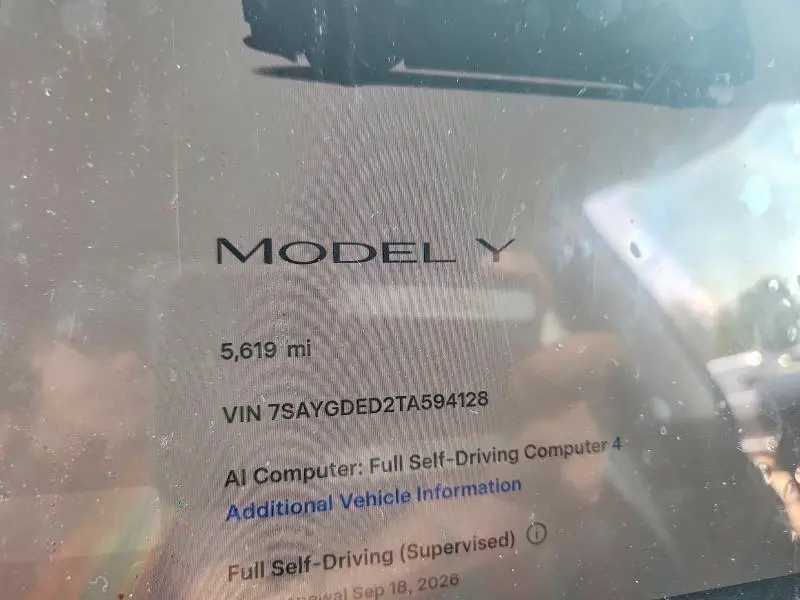 2026 TESLA MODEL Y   