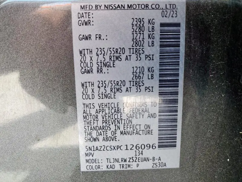 2023 NISSAN MURANO SL  