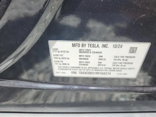 2024 TESLA MODEL X   
