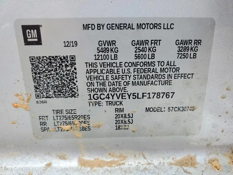 2020 CHEVROLET SILVERADO K3500 HIGH COUNTRY  