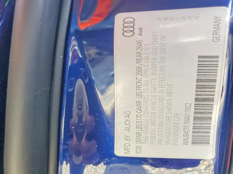 2021 AUDI S5 PRESTIGE  