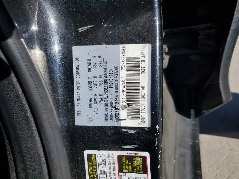 2011 MAZDA 3 I  