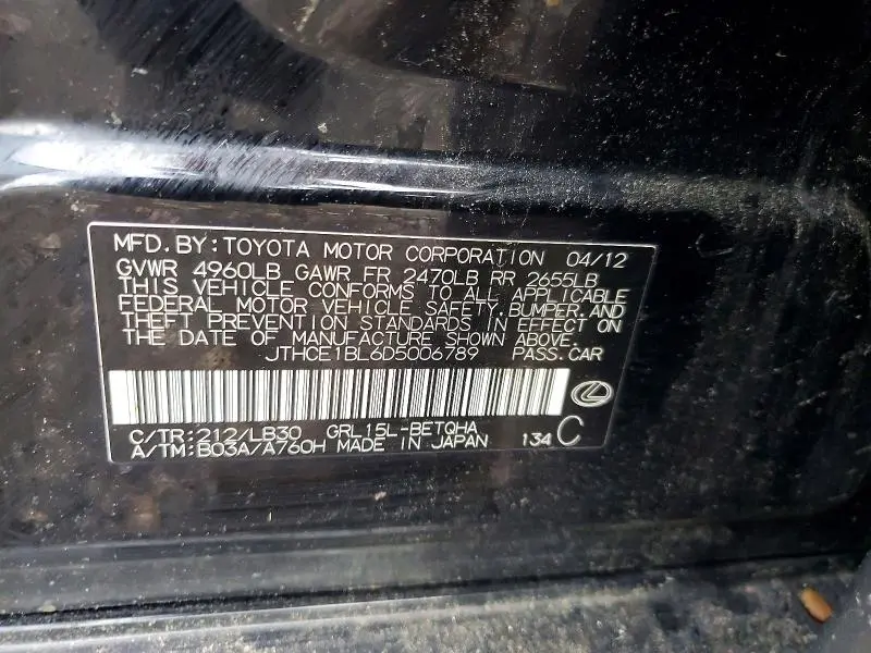 2013 LEXUS GS 350  