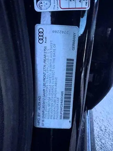 2017 AUDI A6 PREMIUM PLUS  