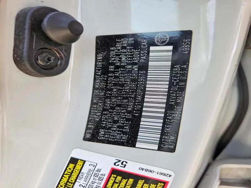2023 TOYOTA CAMRY SE  