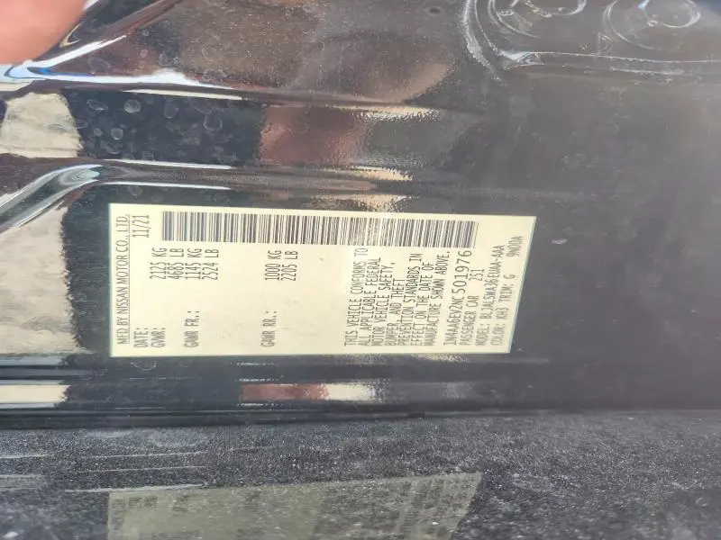 2022 NISSAN MAXIMA 3.5 SR  